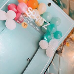 Spritz Rainbow Balloon Garland